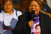 Protest to mark the International Day for the Elimination of Violence against Women in Ciudad Juarez