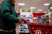 Target store on the week of Black Friday shopping in Chicago