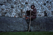 Winter solstice at 5000-year-old stone age tomb of Newgrange in Ireland