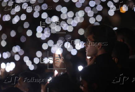 Christmas Eve candlelight service in Jakarta