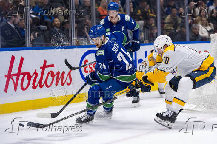 NHL: Nashville Predators at Vancouver Canucks