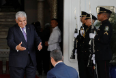 Panama's President Jose Raul Mulino and his Paraguayan counterpart Santiago Pena meet, in Panama City