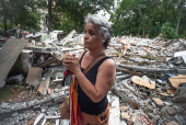 Protesto no Teatro Vento Forte