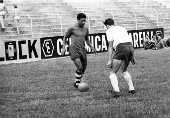 Garrincha em treino do Corinthians.