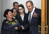 Bolivian Foreign Minister Celinda Sosa Lunda visits Moscow