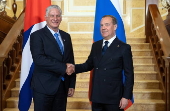 Cuban President Miguel Mario Diaz-Canel visits Russia