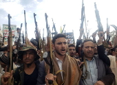 Anti-US and Israel protest in Sana'a