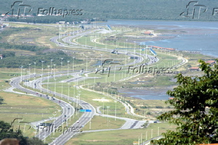 Vista erea da Via Expressa Sul, em