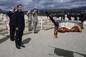 French President Macron commemorates WWII resistance fighters in the Vercors