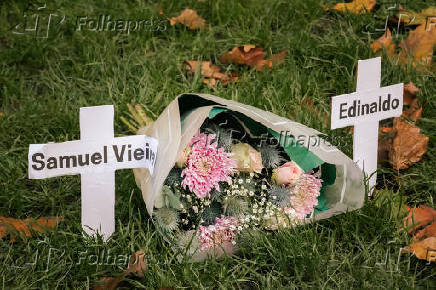 Homenagem s vtimas do desastre ambiental ocorrido em Mariana