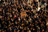 Protest against management of emergency response to the deadly floods in Valencia