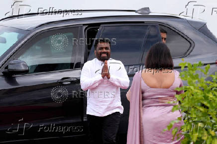 Opening of the new session of parliament, in Colombo