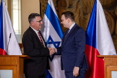 Israeli Foreign Minister Gideon Saar visits Czech Republic