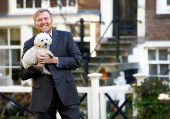 Dutch royals official photo session in Amsterdam