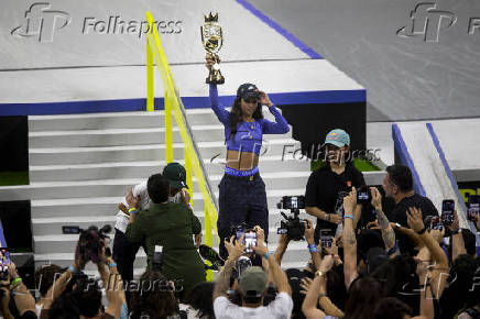 Rayssa Leal  tricampe do SLS Super Crown em SP