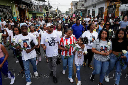 Families of four boys found dead hold vigil, in Guayaquil