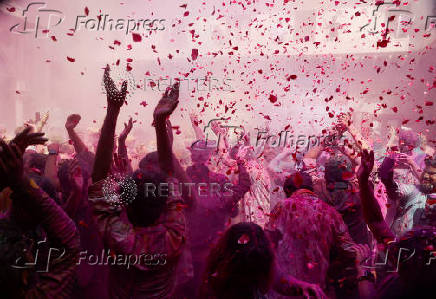 Holi celebrations in Vrindavan
