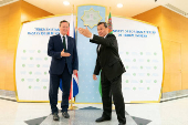 Britain's Foreign Secretary David Cameron visits Turkmenistan