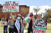 Pro-Palestinian protest at Arizona State University, in Tempe