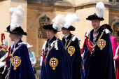Britain's King Charles hosts Garter Day at Windsor Castle
