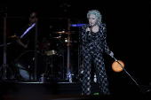 Show da cantora Cyndi Lauper, no palco Mundo, no Rock in Rio 2024