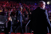 Republican presidential nominee and former U.S. President Donald Trump campaigns in Henderson