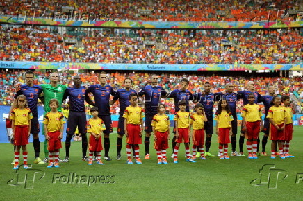 Folhapress - Fotos - Espanha x Holanda - Copa 2014