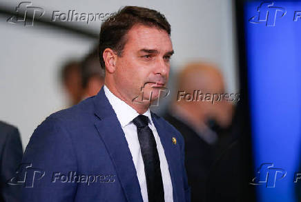 O senador Flvio Bolsonaro
