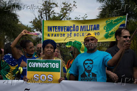 Apoiadores de Jair Bolsonaro