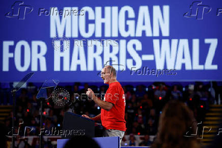 Democratic presidential nominee VP Kamala Harris travels to Michigan