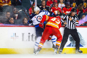 NHL: Preseason-Winnipeg Jets at Calgary Flames