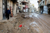 Aftermath of an Israeli raid in Jenin camp