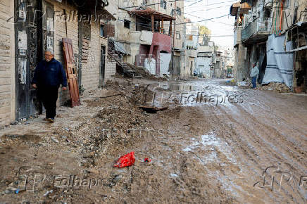 Aftermath of an Israeli raid in Jenin camp