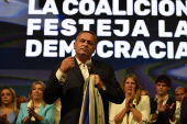 Presidential election run-off between centre-left candidate Orsi and ruling conservative coalition candidate Delgado, in Uruguay