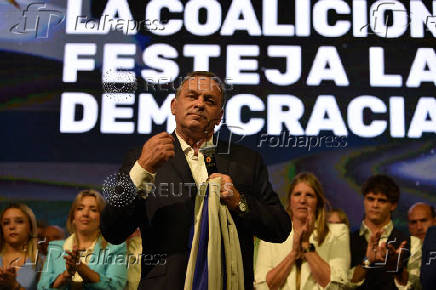 Presidential election run-off between centre-left candidate Orsi and ruling conservative coalition candidate Delgado, in Uruguay