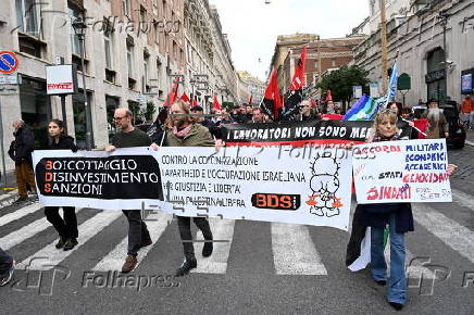 Nationwide general strike in Italy against the government's budget plan