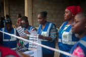 Vote counting following general election in Ghana