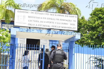 Estudante  baleado na cabea por colega dentro de escola de Natal