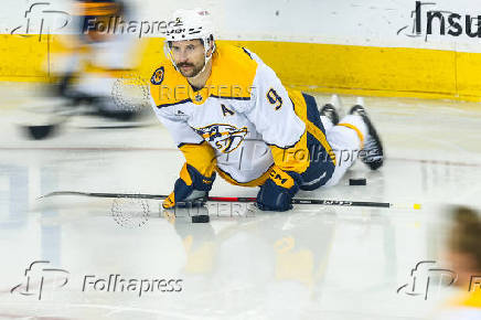 NHL: Nashville Predators at Calgary Flames