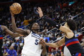 NBA: Minnesota Timberwolves at Detroit Pistons