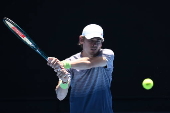 Australian Open practice session