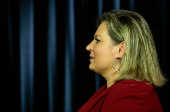 A deputada federal Joice Hasselmann durante entrevista