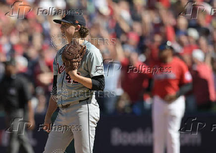 MLB: ALDS-Detroit Tigers at Cleveland Guardians