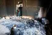 Aftermath of an Israeli raid in Jenin camp