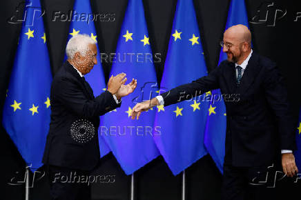 European Council presidency handover ceremony in Brussels