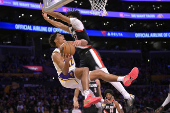 NBA: Portland Trail Blazers at Los Angeles Lakers