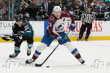 NHL: Colorado Avalanche at San Jose Sharks