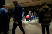 Mourners view the casket of former President Jimmy Carter in Atlanta