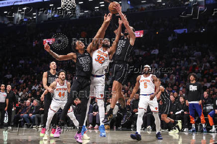 NBA: New York Knicks at Brooklyn Nets