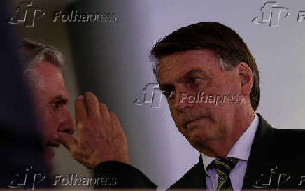 O presiente Jair Bolsonaro e o senador Fernando Collor